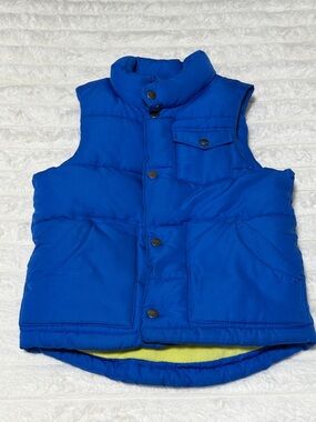 GAP Bright Royal Blue Puffer Vest for Kids